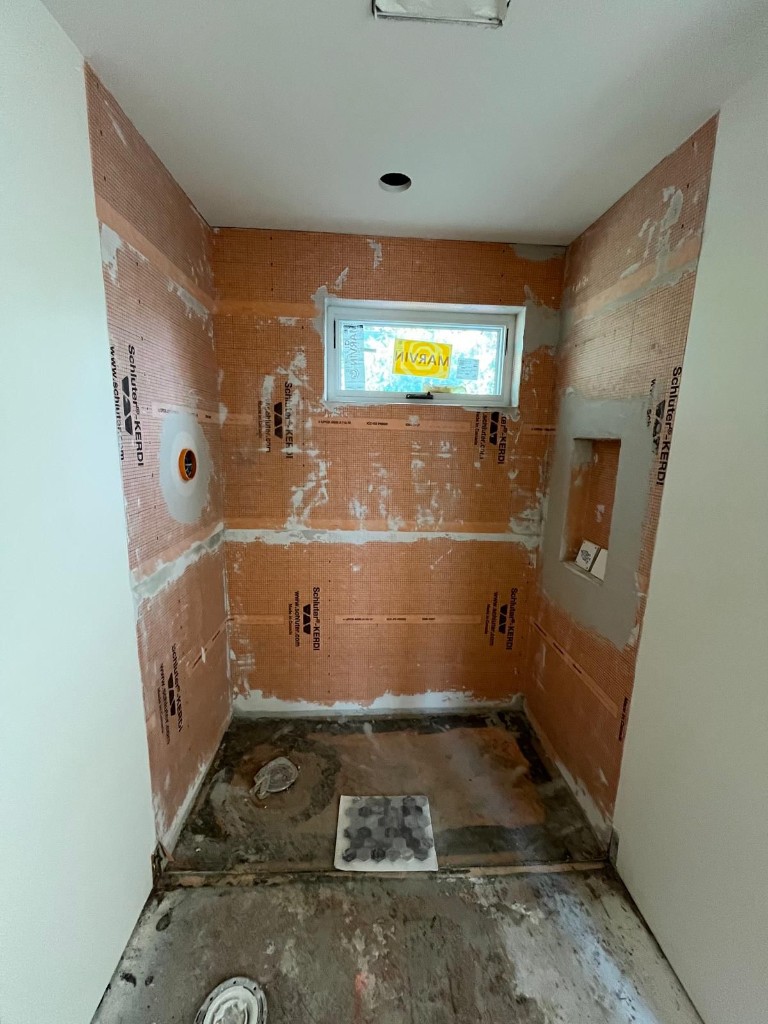 Residential construction detail during remodel