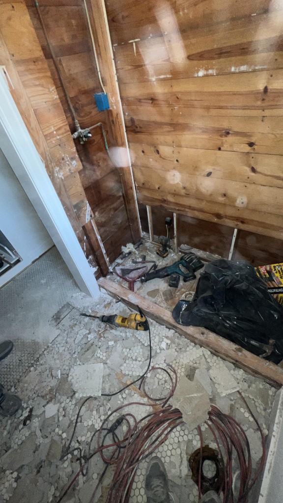 Home addition or remodel work in progress